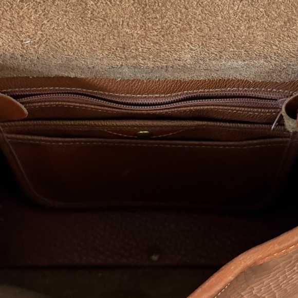 Dooney & Bourke Brown Leather Crossbody Bag with Coin Pouch - Picture 5 of 12